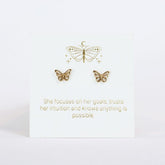 Love Lunamei Earrings - Butterfly