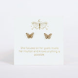 Love Lunamei Earrings - Butterfly