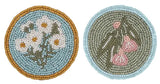 Botanical Beaded Coasters