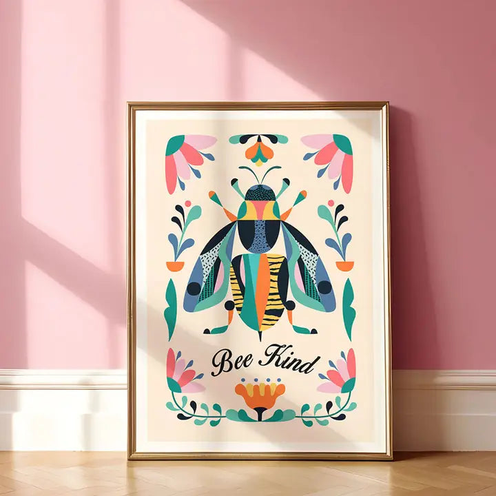 Bee Kind Art Print