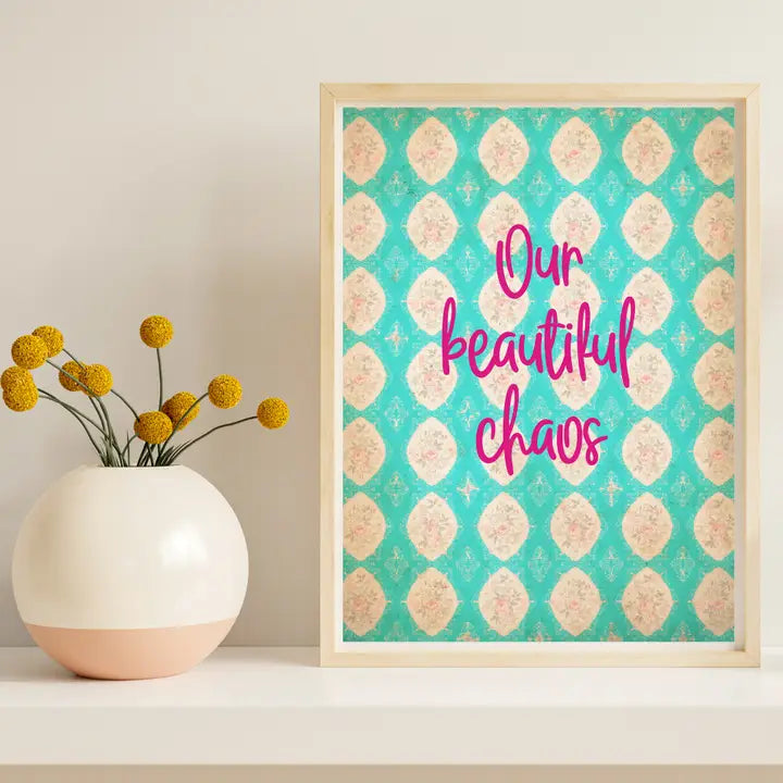 Fairy Bread Designs Our Beautiful Chaos Print - A4