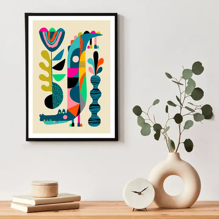 Crocodile Art Print - A3