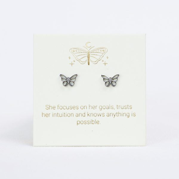 Love Lunamei Earrings - Butterfly
