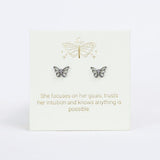 Love Lunamei Earrings - Butterfly