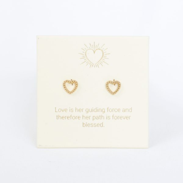 Love Lunamei Earrings - Dotted Hearts
