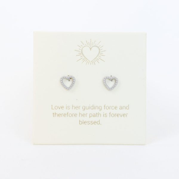Love Lunamei Earrings - Dotted Hearts