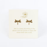 Love Lunamei Earrings - Dragonfly Silver