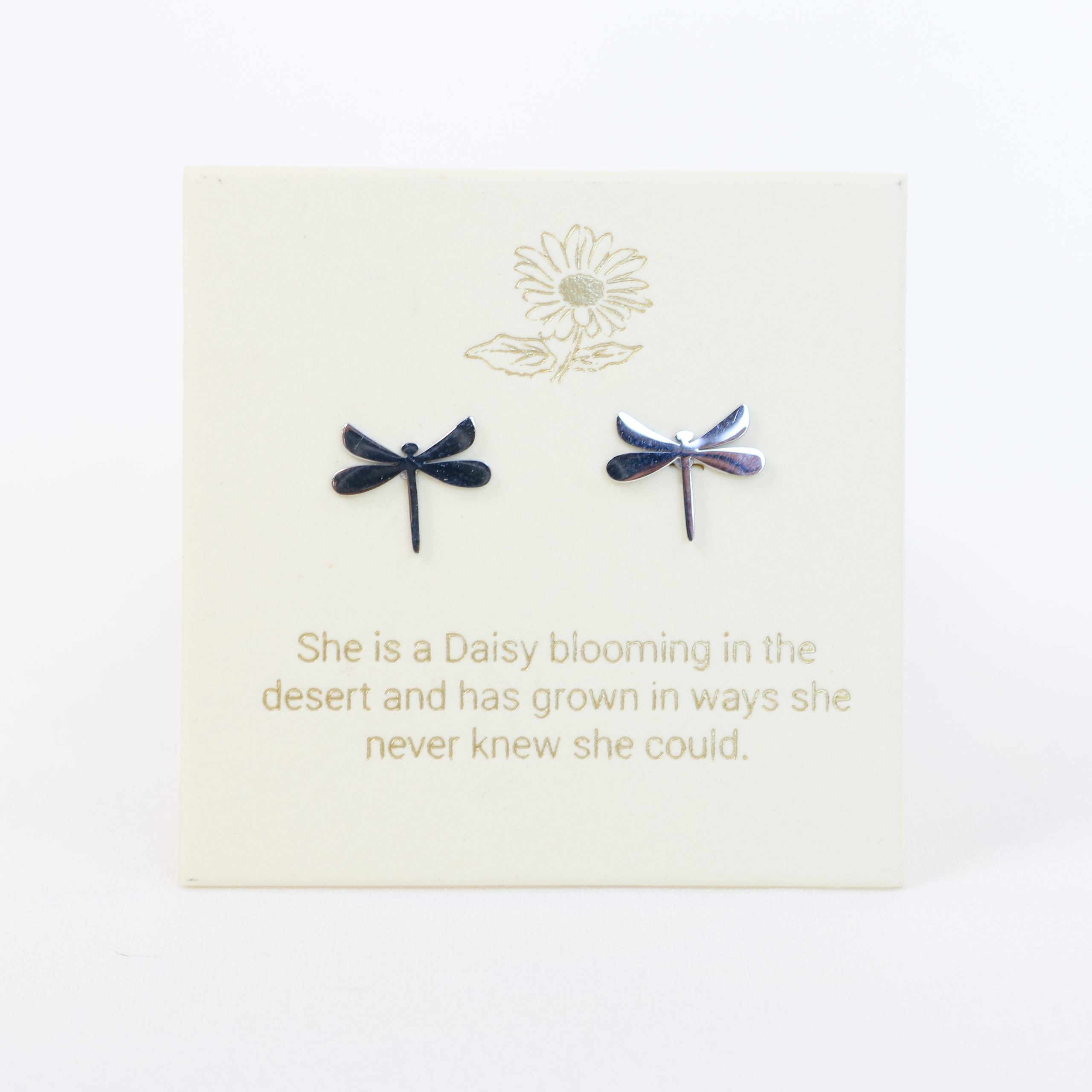 Love Lunamei Earrings - Dragonfly Silver