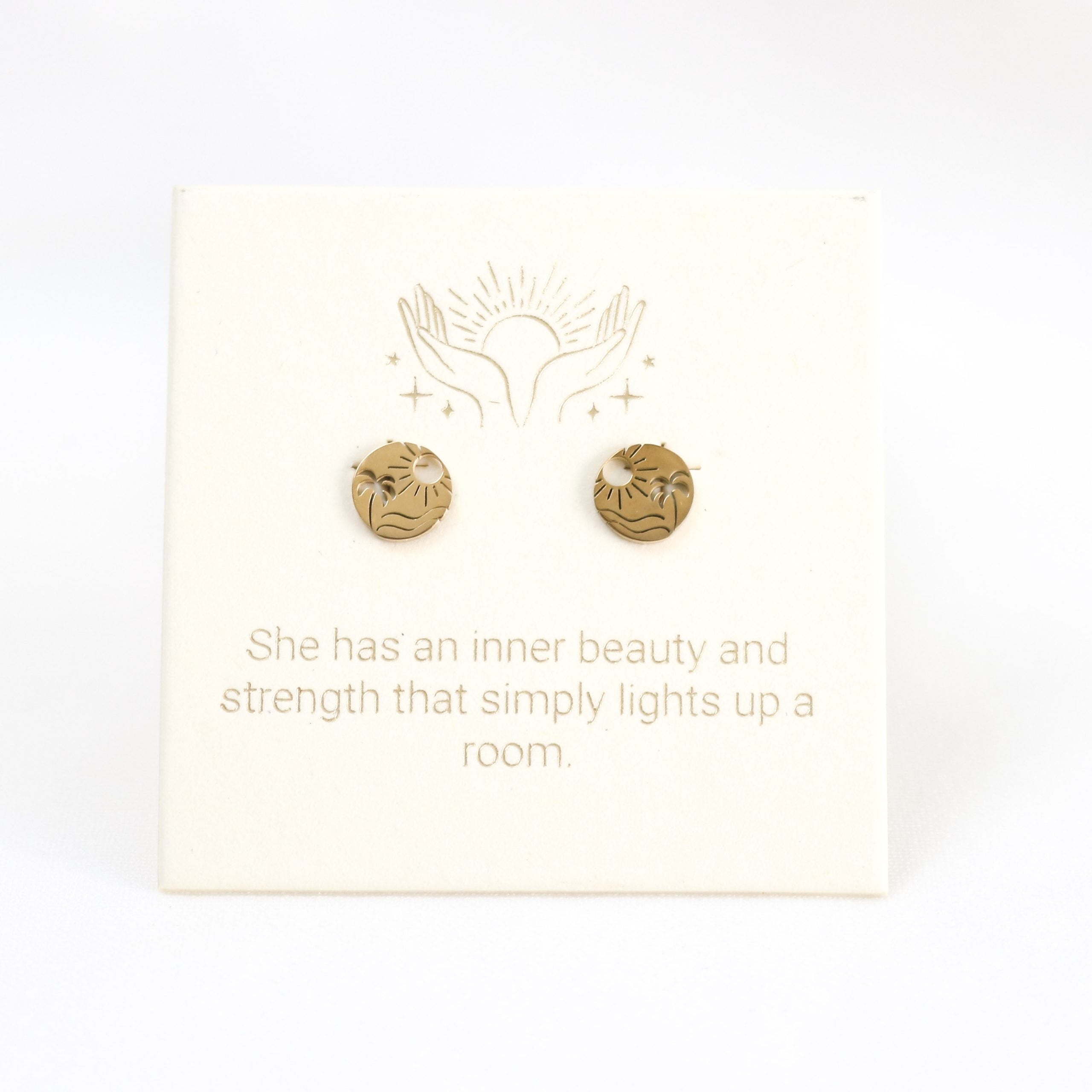 Love Lunamei Earrings - Beach Scene