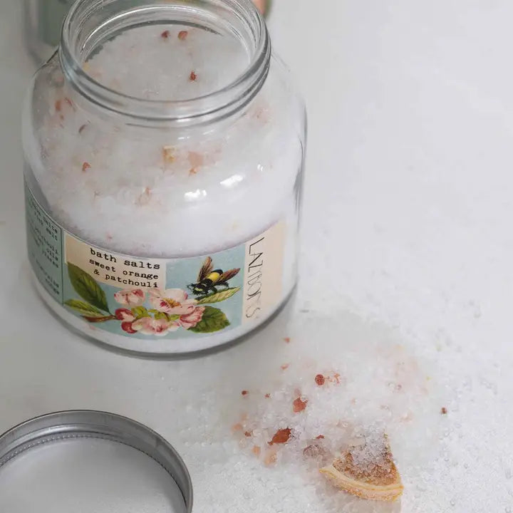 Lazybones - Sweet Orange and Patchouli Bath Salts
