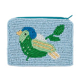 Bluebell Beaded Pouch