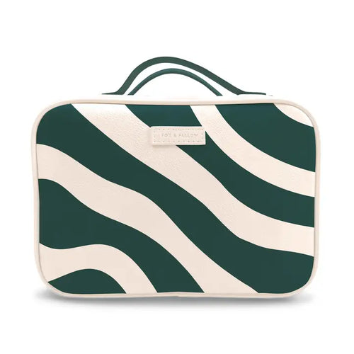 A Fox and Fallow Forest Swirl Cosmetic Bag