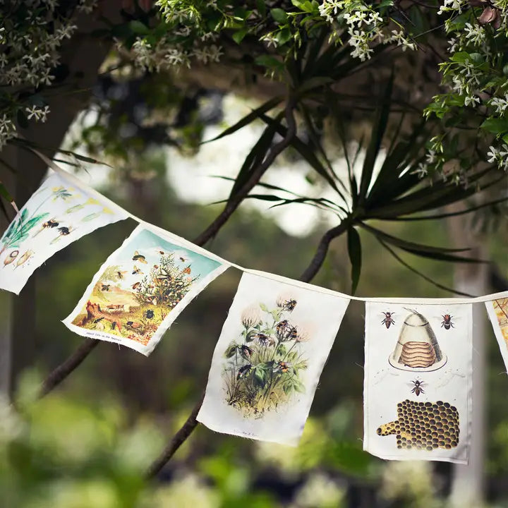 Lazy Bones Fabric Garland- Bees