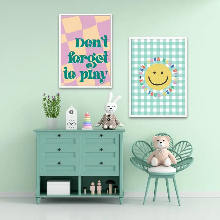 Don't Forget to Play Print A4