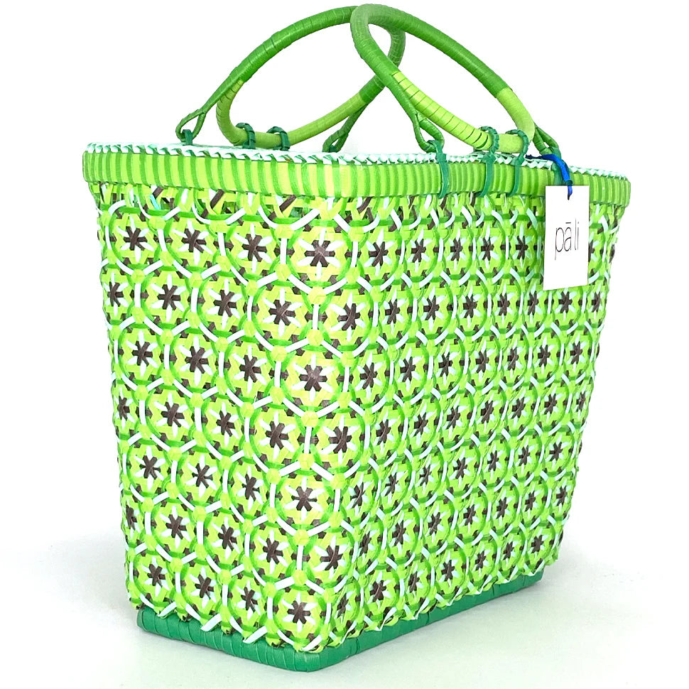 Pali Basket Medium Passionfruit Handwoven Basket