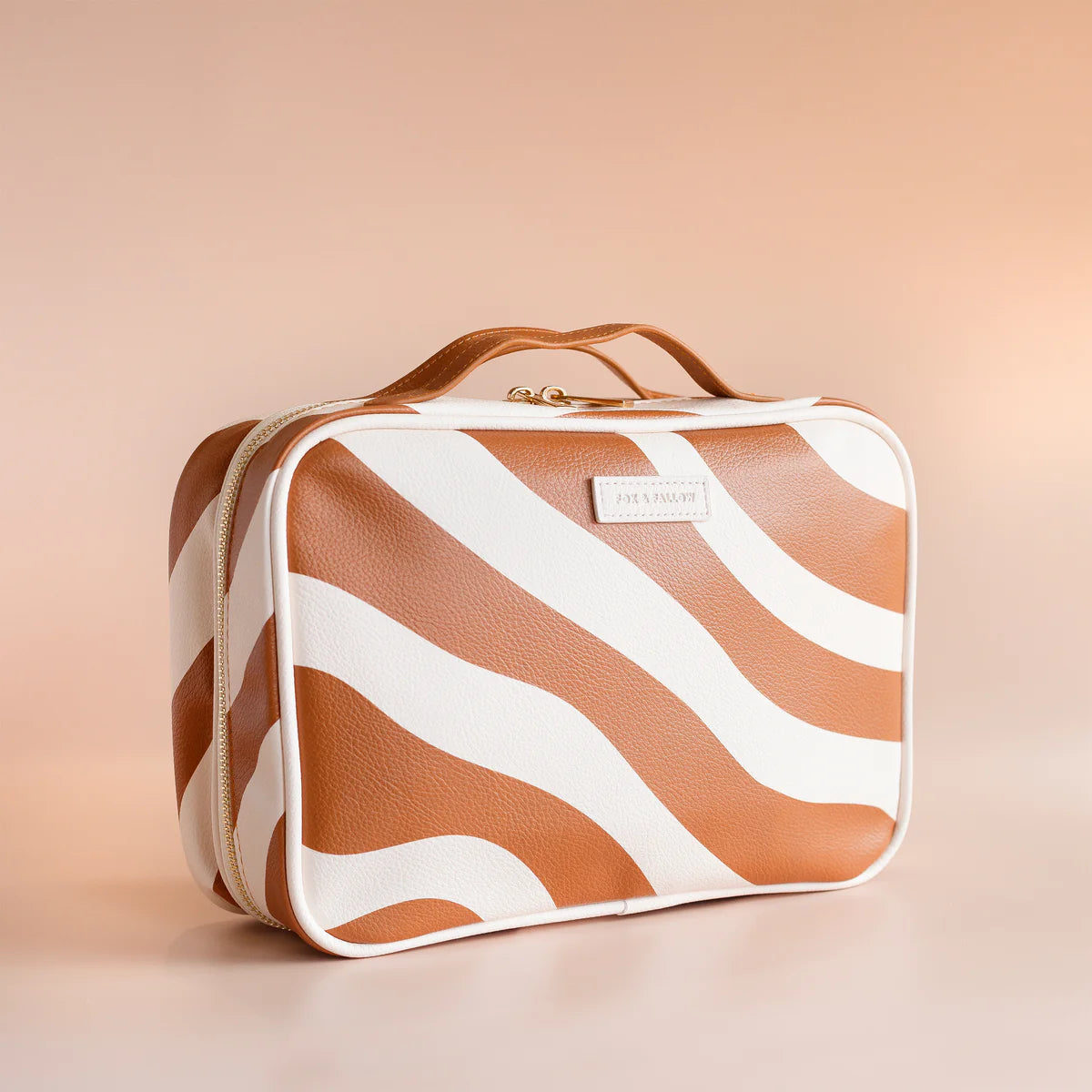 Fox and Fallow Rust Swirl Cosmetic Bag
