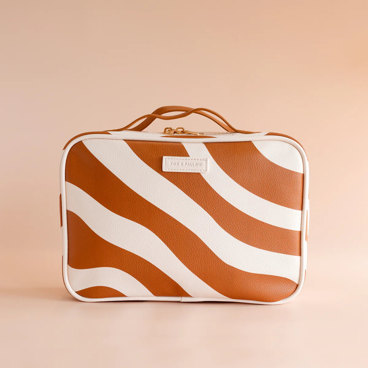 Fox and Fallow Rust Swirl Cosmetic Bag