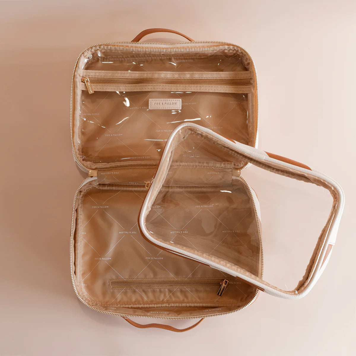 Fox and Fallow Rust Swirl Cosmetic Bag