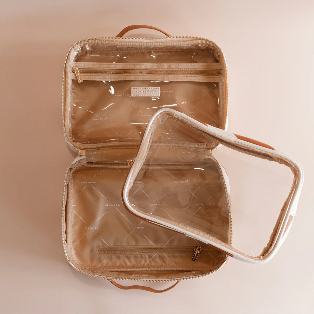 Fox and Fallow Rust Swirl Cosmetic Bag