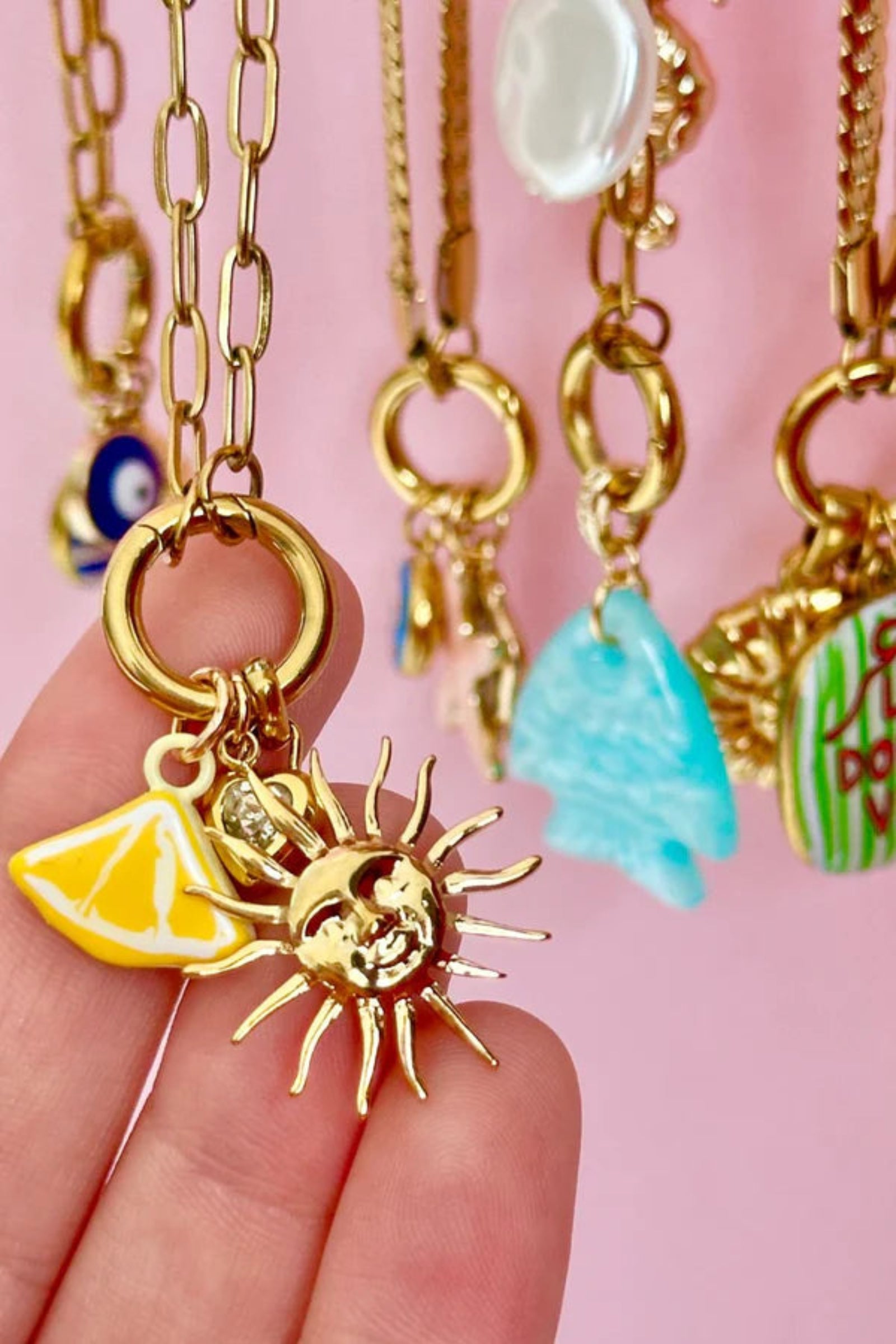 A Mosk Summer Charm Necklace