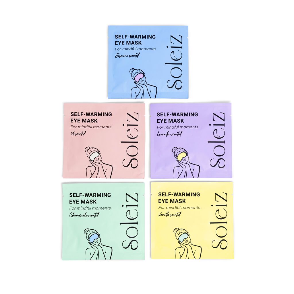 Soleiz Self-Warming Eye Masks Pack of 5